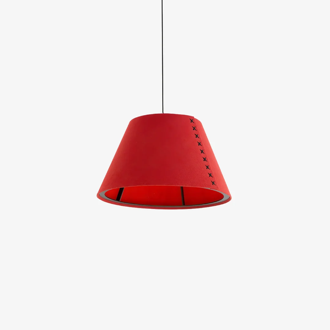 Easy-to-Use Rode klevende stoffen hanglamp Enhanced