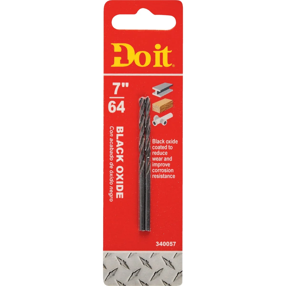 Prestigious Do it 7 64 In. Black Oxide Drill Bit 2-Pack Flexible
