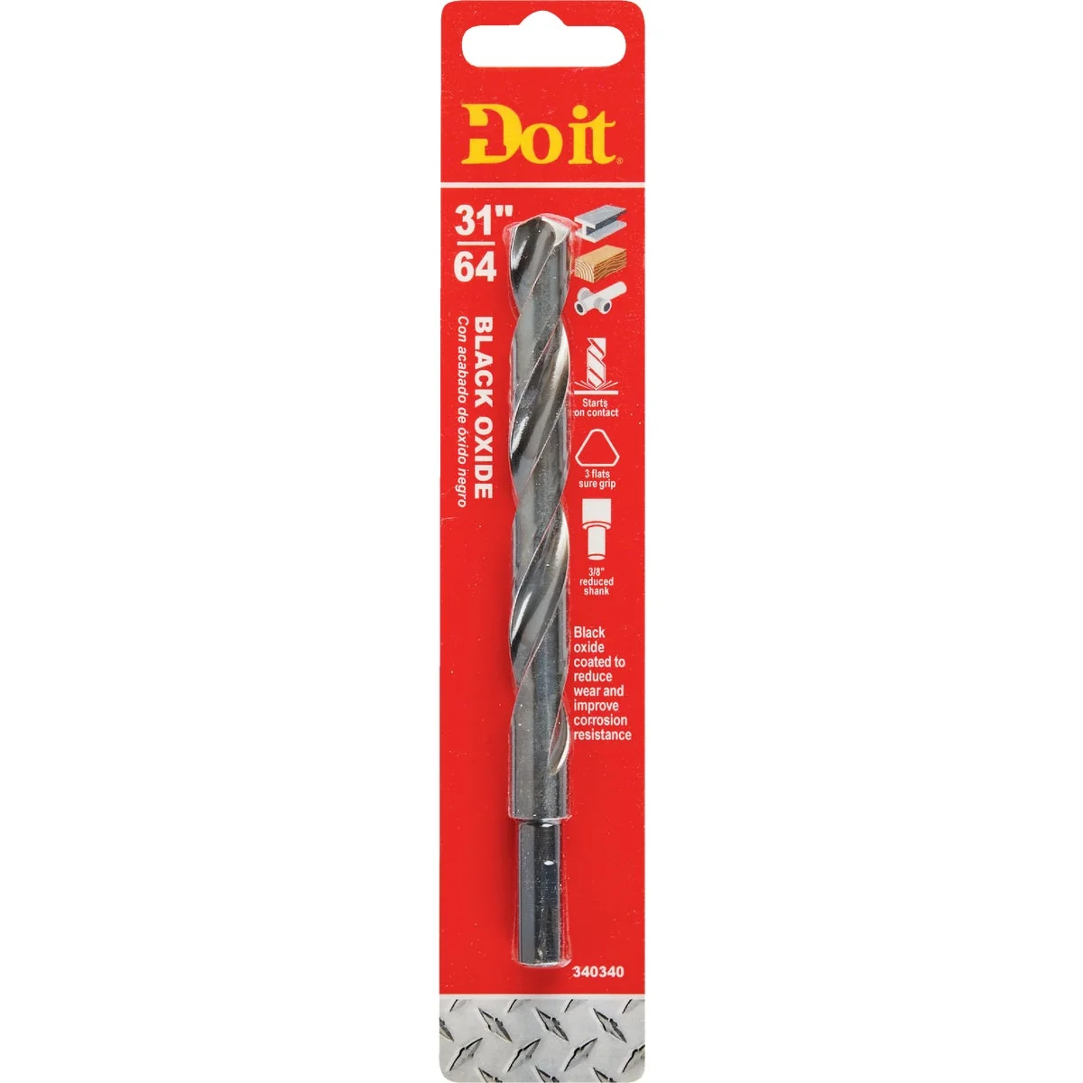 Quality Do it 31 64 In. Black Oxide Drill Bit Stylish