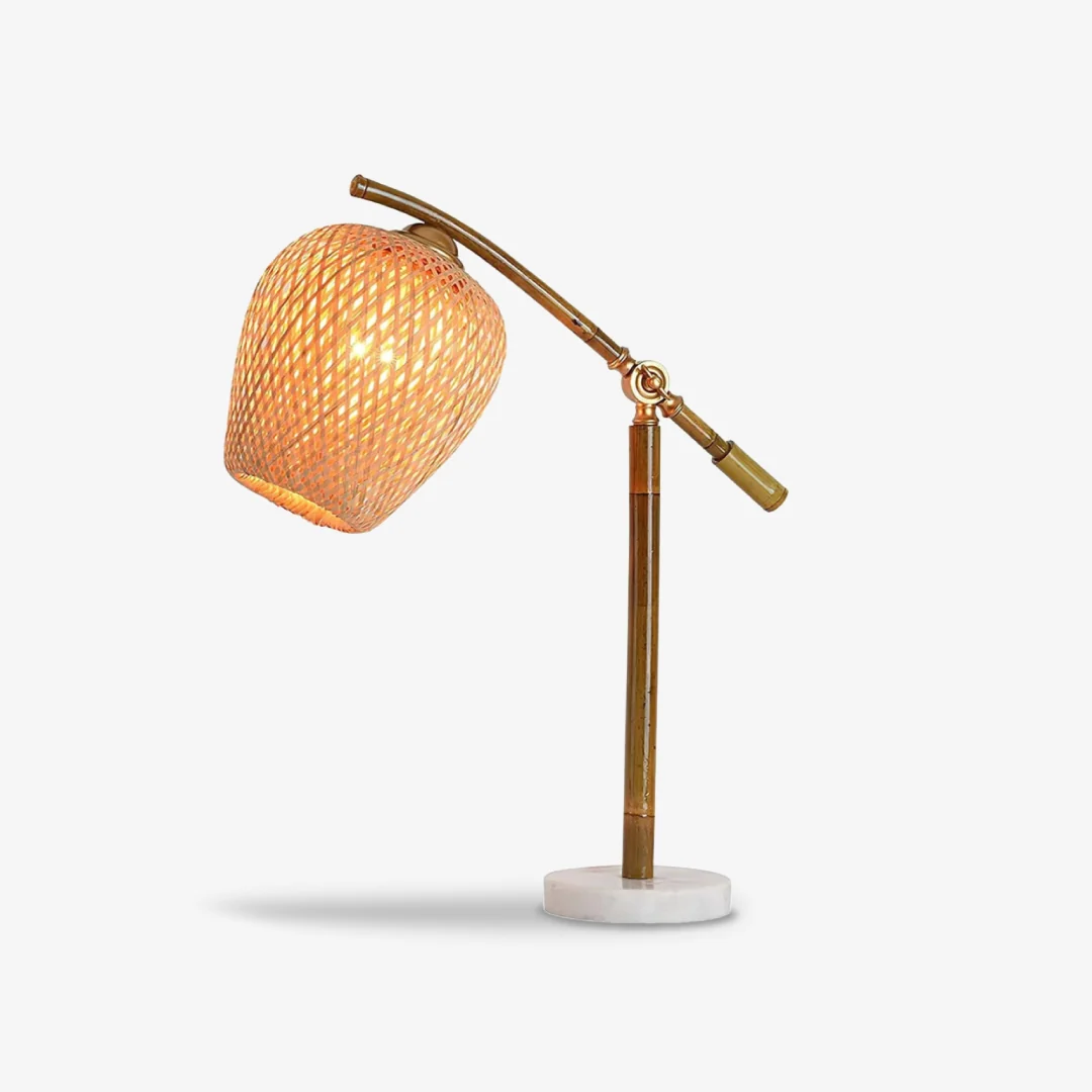 Luxury Bamboe geweven Zen tafellamp Original Design