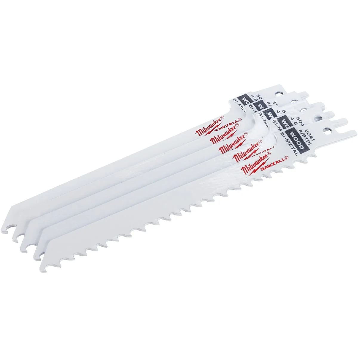 Fashionable Milwaukee Sawzall 6 In. 4 6 TPI Scroll Cutting Metal Reciprocating Saw Blade 5-Pack Excellent