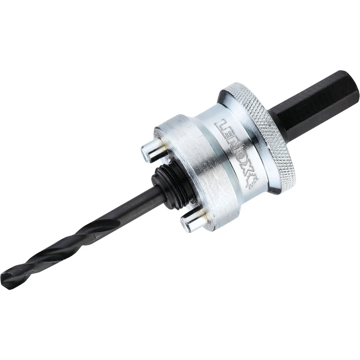 Fine Crafted Lenox 1 2 In. Hex Shank Snap Back Hole Saw Mandrel Fits 1-1 4 In. to 6 In. Hole Saws Detailed
