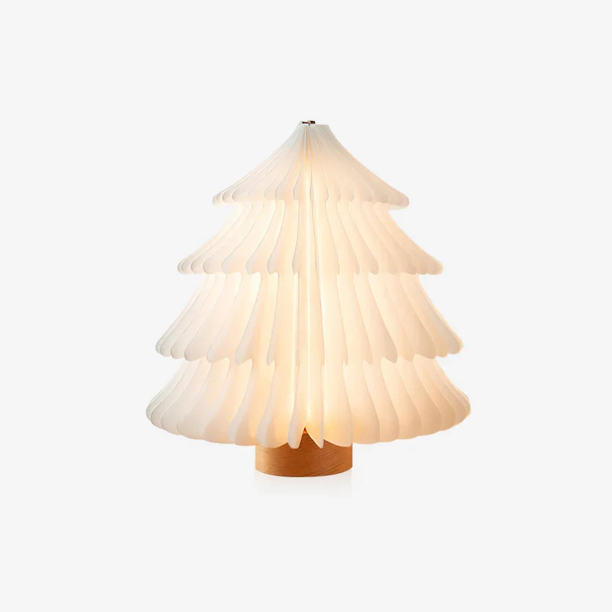 Stylish Opvouwbare Tafellamp in Kerstboomvorm Contemporary