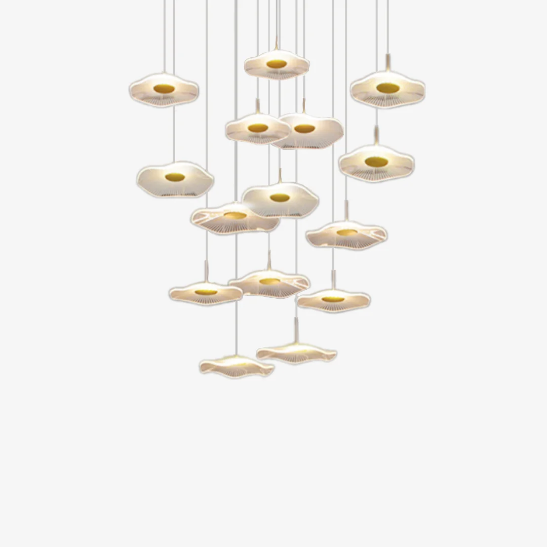 Exceptional Creatieve Lotusblad Kroonluchter Relaxed
