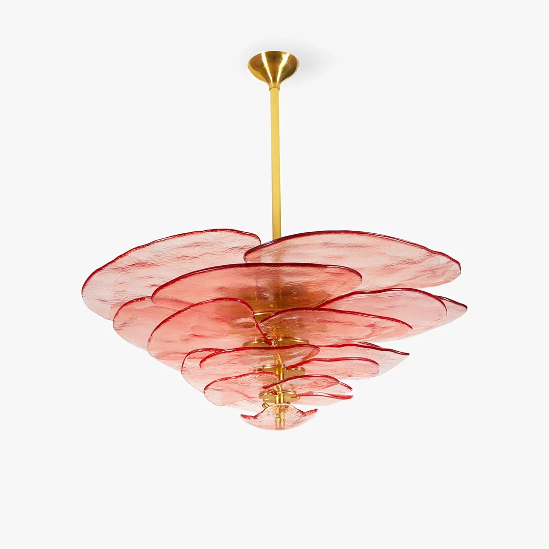 Optimized Lilypad Glazen Kroonluchter Functional