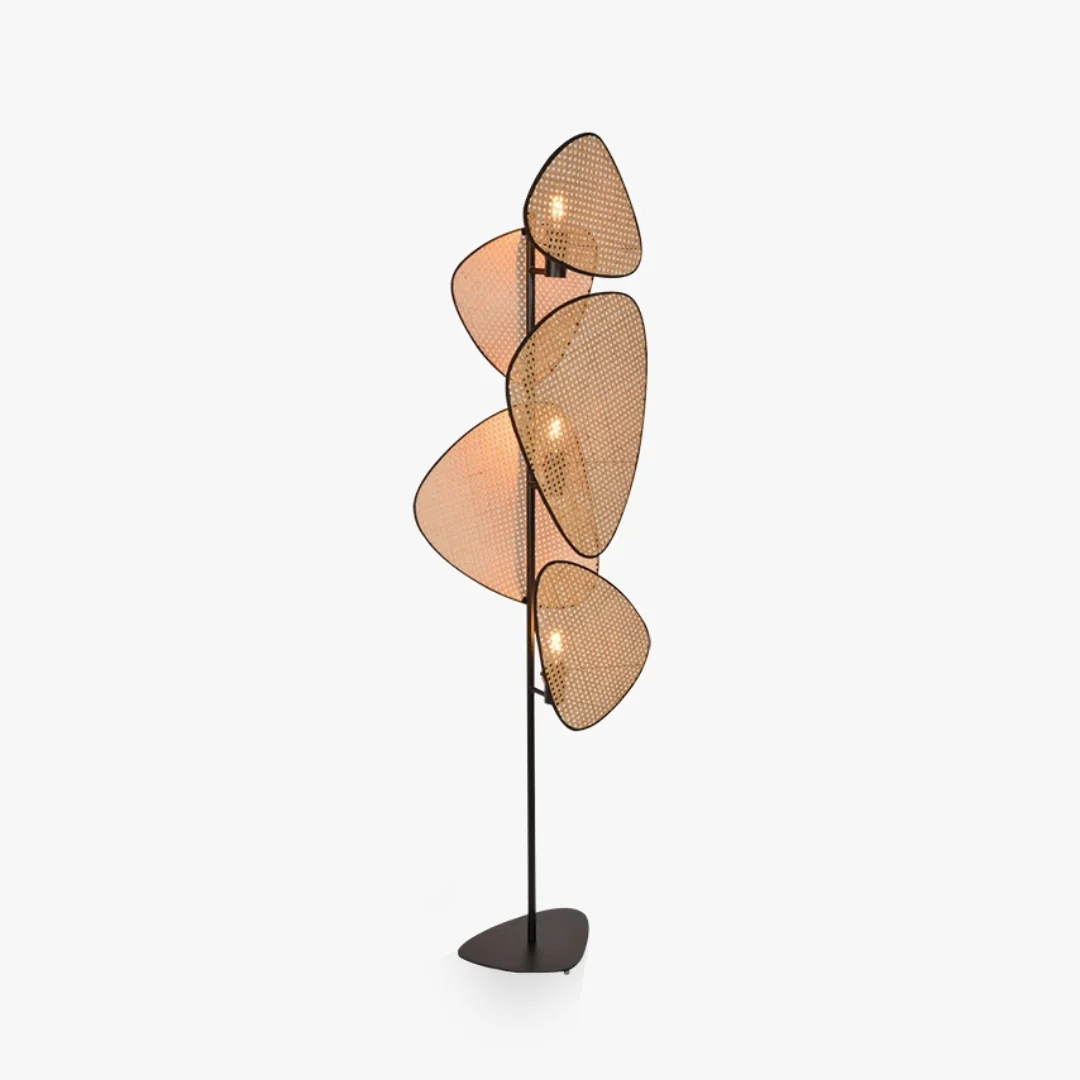 Expertly Made Japanse rotan vloerlamp Modern