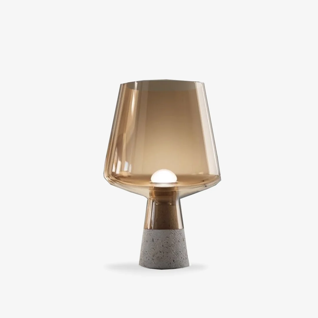Carefully Designed Moderne cementglazen tafellamp Versatile