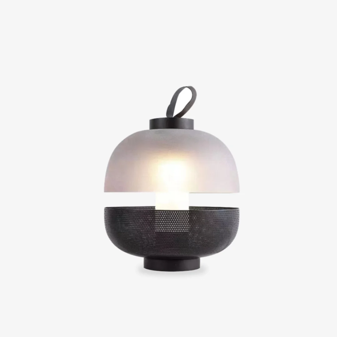 Functional Moderne tafellamp van gematteerd glas Carefully Designed