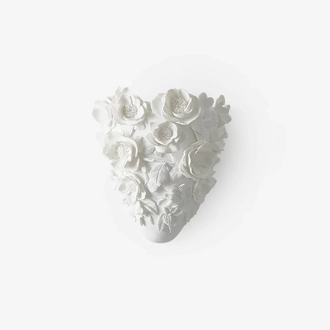 Premium Sculptuur Bloemen Wandlamp Fine Crafted