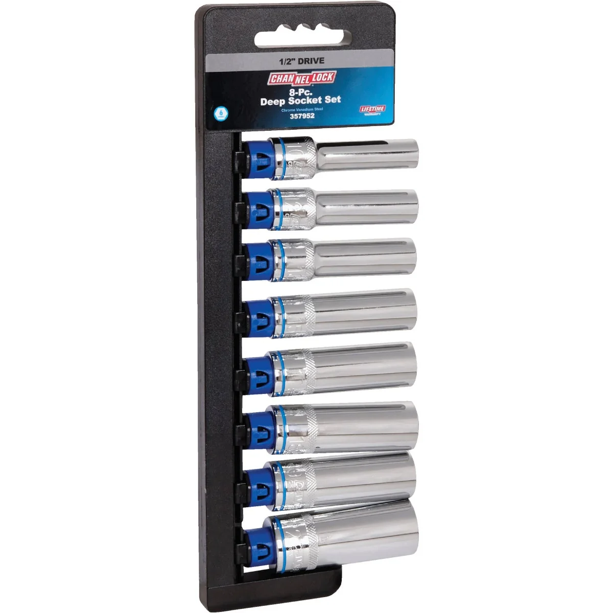 High-End Channellock Metric 1 2 In. Drive 6-Point Deep Socket Set 8-Piece Official