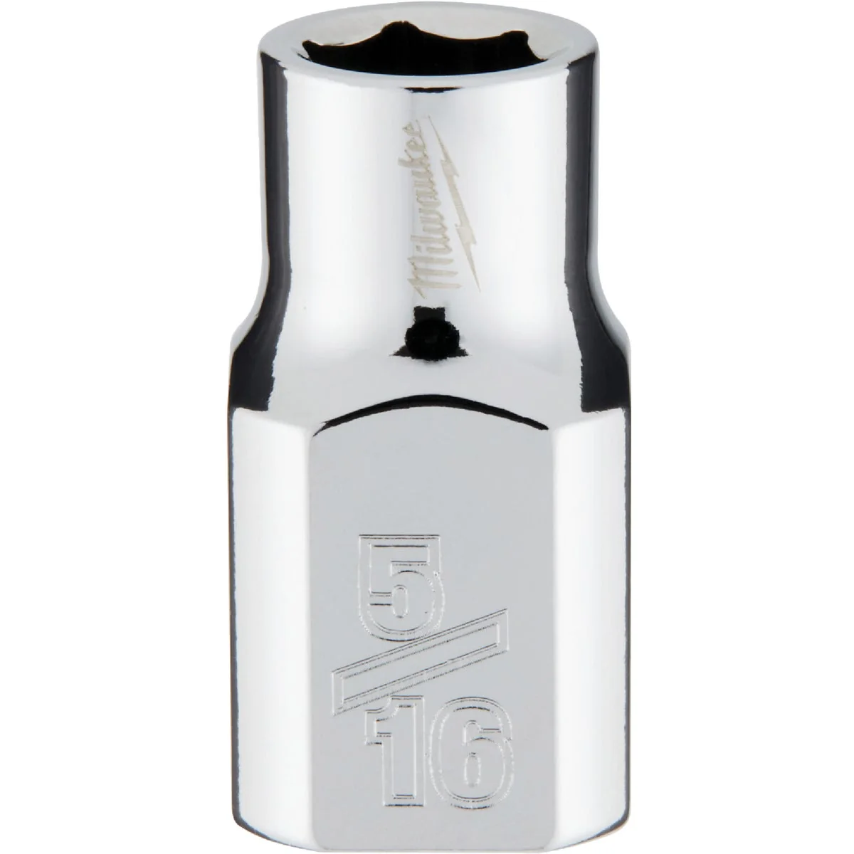 Professional Milwaukee 3 8 In. Drive 5 16 In. 6-Point Shallow Standard Socket with FOUR FLAT Sides Fine Crafted