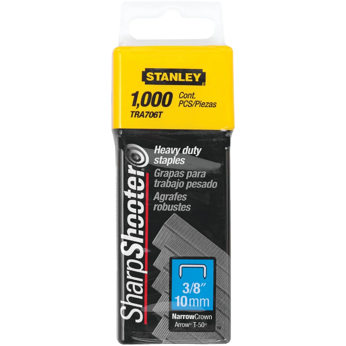 Next-Generation Stanley SharpShooter Heavy-Duty Narrow Crown Staple 3 8 In. 1000-Pack Luxury
