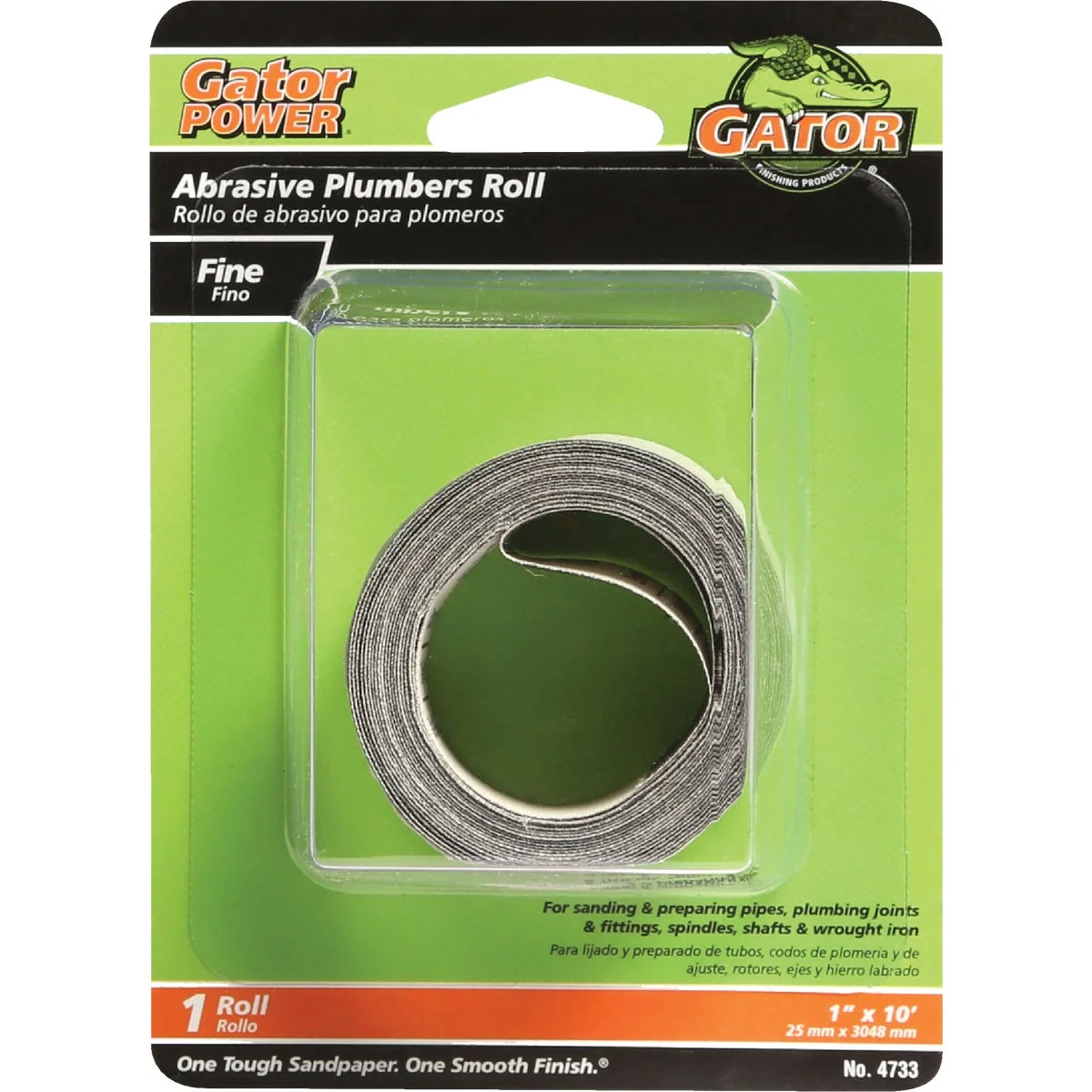 Safe Gator 1 In. x 10 Ft. 180-Grit Plumber’s Abrasive Sand Cloth Advanced