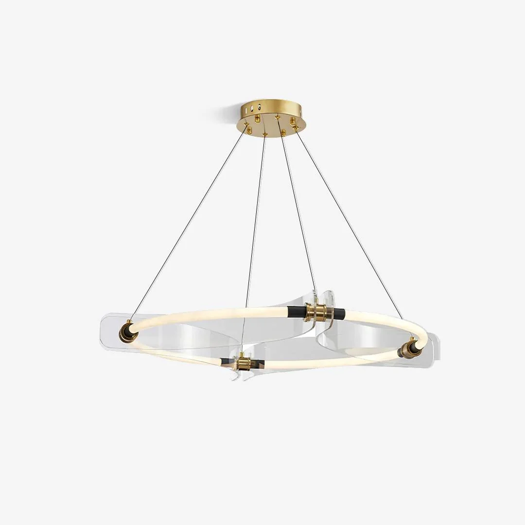 Outstanding Ronde kroonluchter van acryl Exceptional