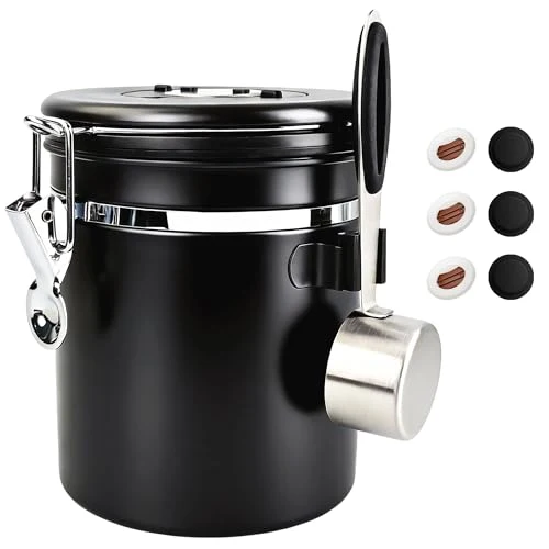 Enhanced Coffee Canister Airtight Elegant