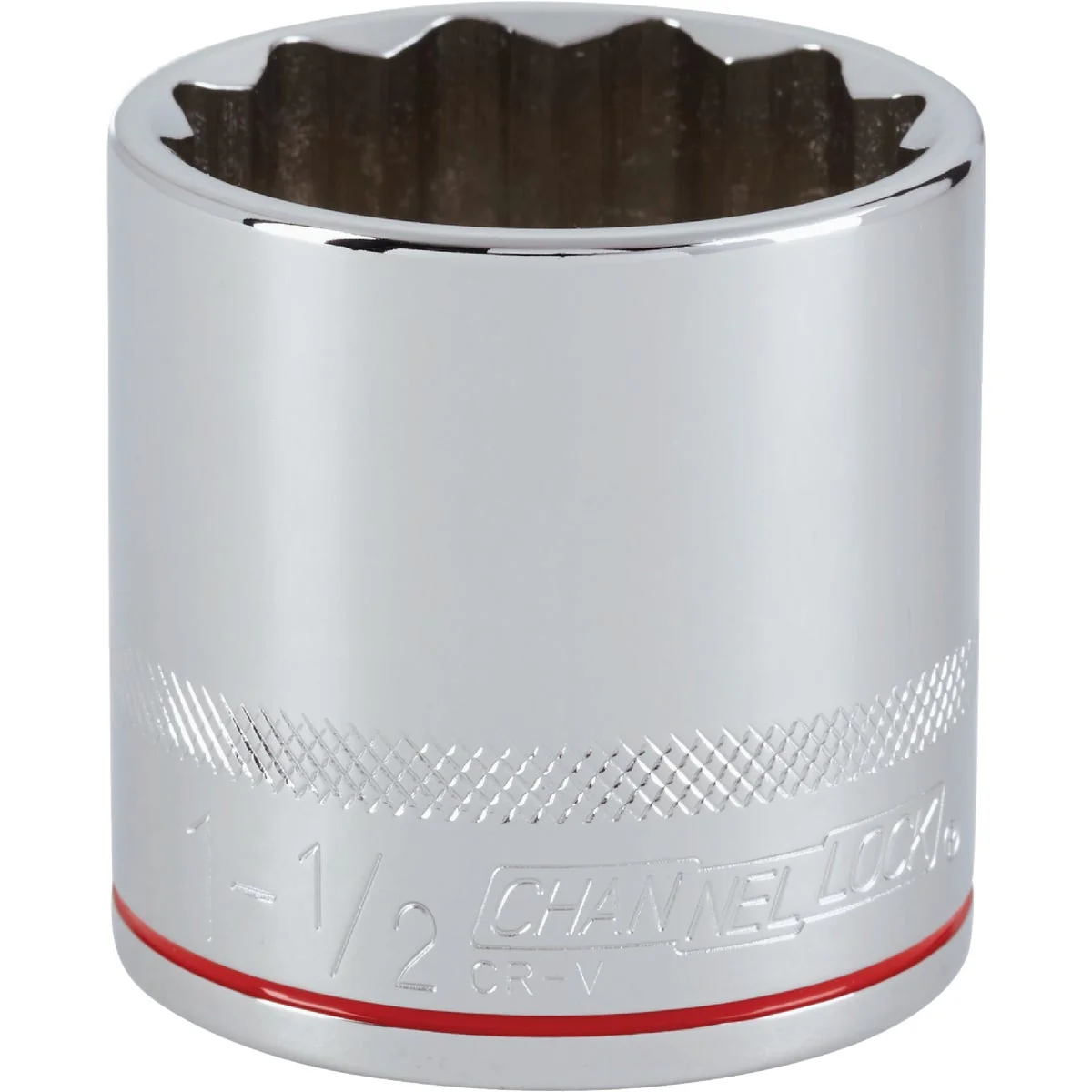 Verified Channellock 1 2 In. Drive 1-1 2 In. 12-Point Shallow Standard Socket Casual