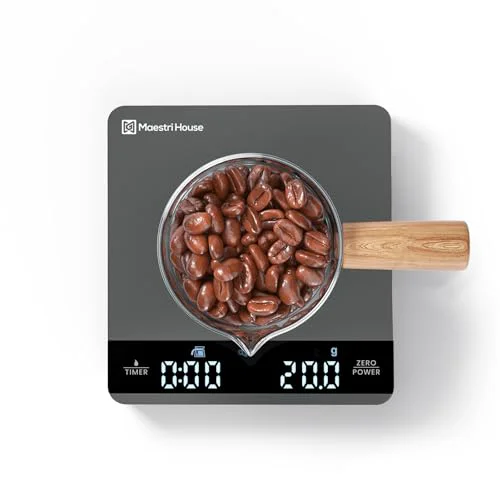 Breathable S1 Metal Mini Espresso Coffee Scale with Timer User-Friendly