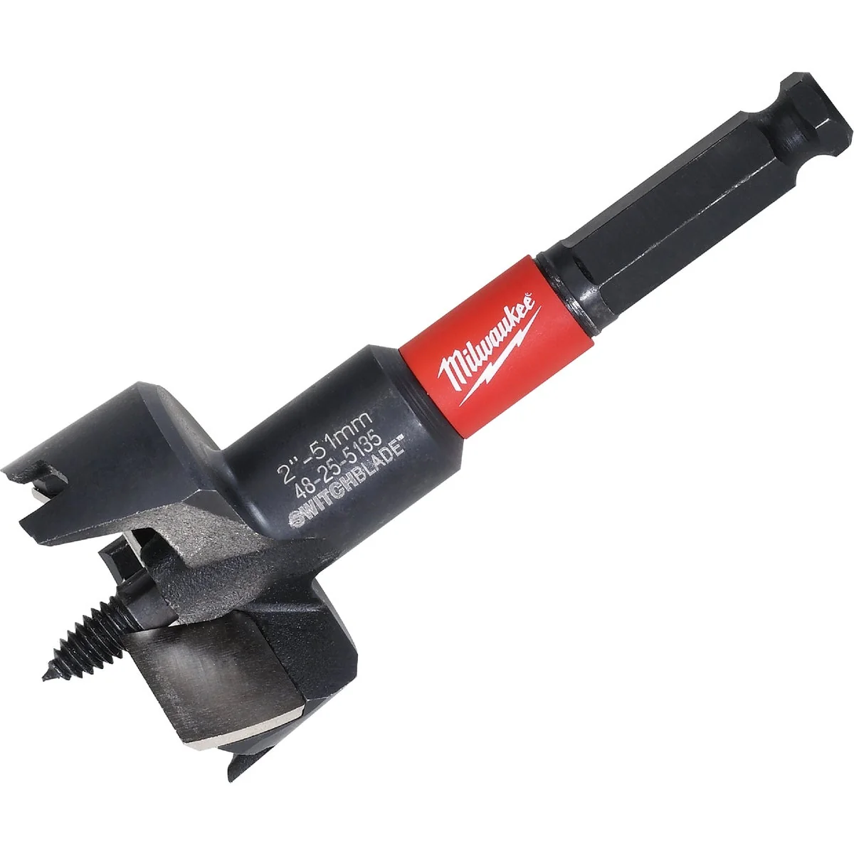 Contemporary Milwaukee 2 In. x 6.5 In. SwitchBlade Self-Feed Wood Bit Official