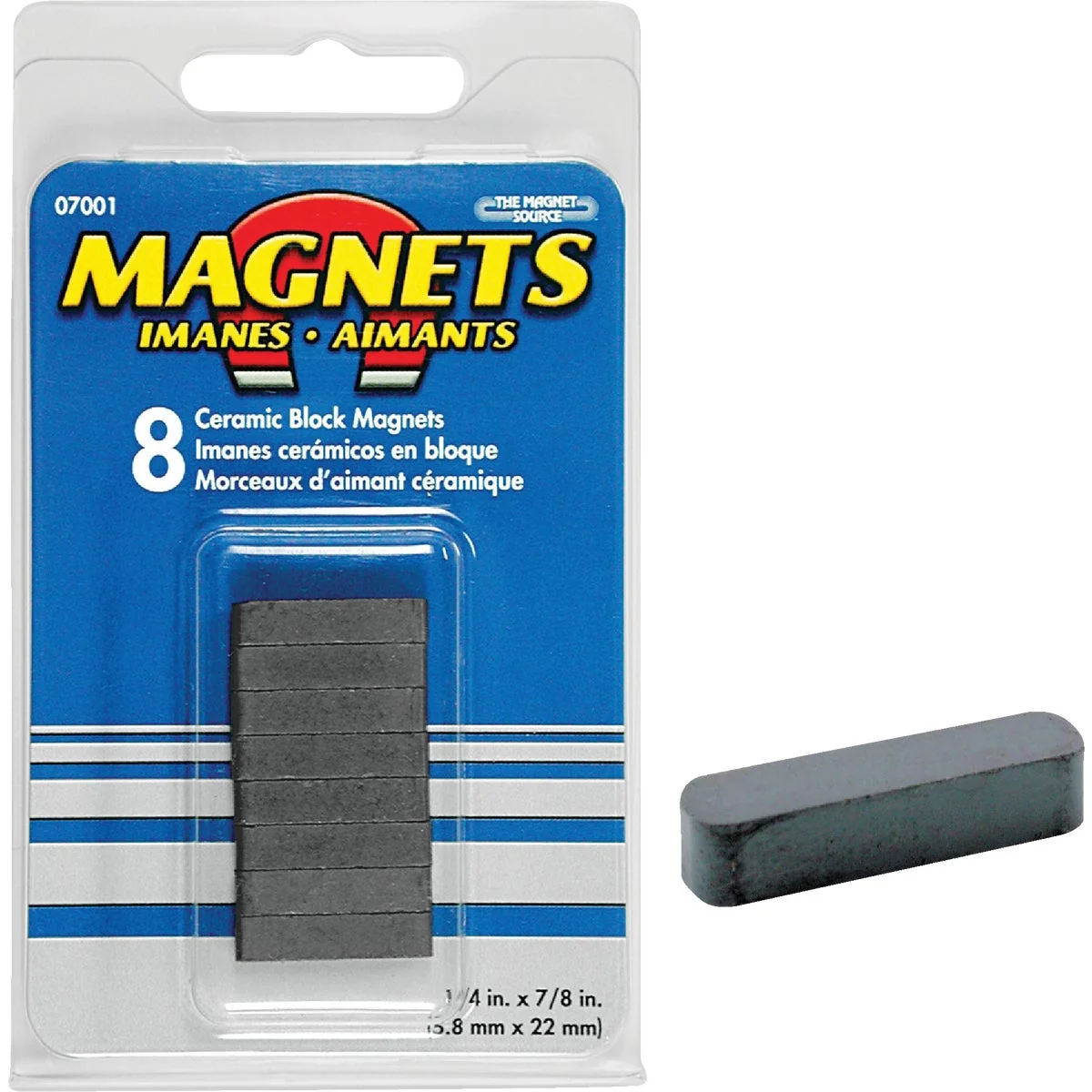 Fast Master Magnetics 7 8 in. x 1 4 in. Magnetic Block Safe