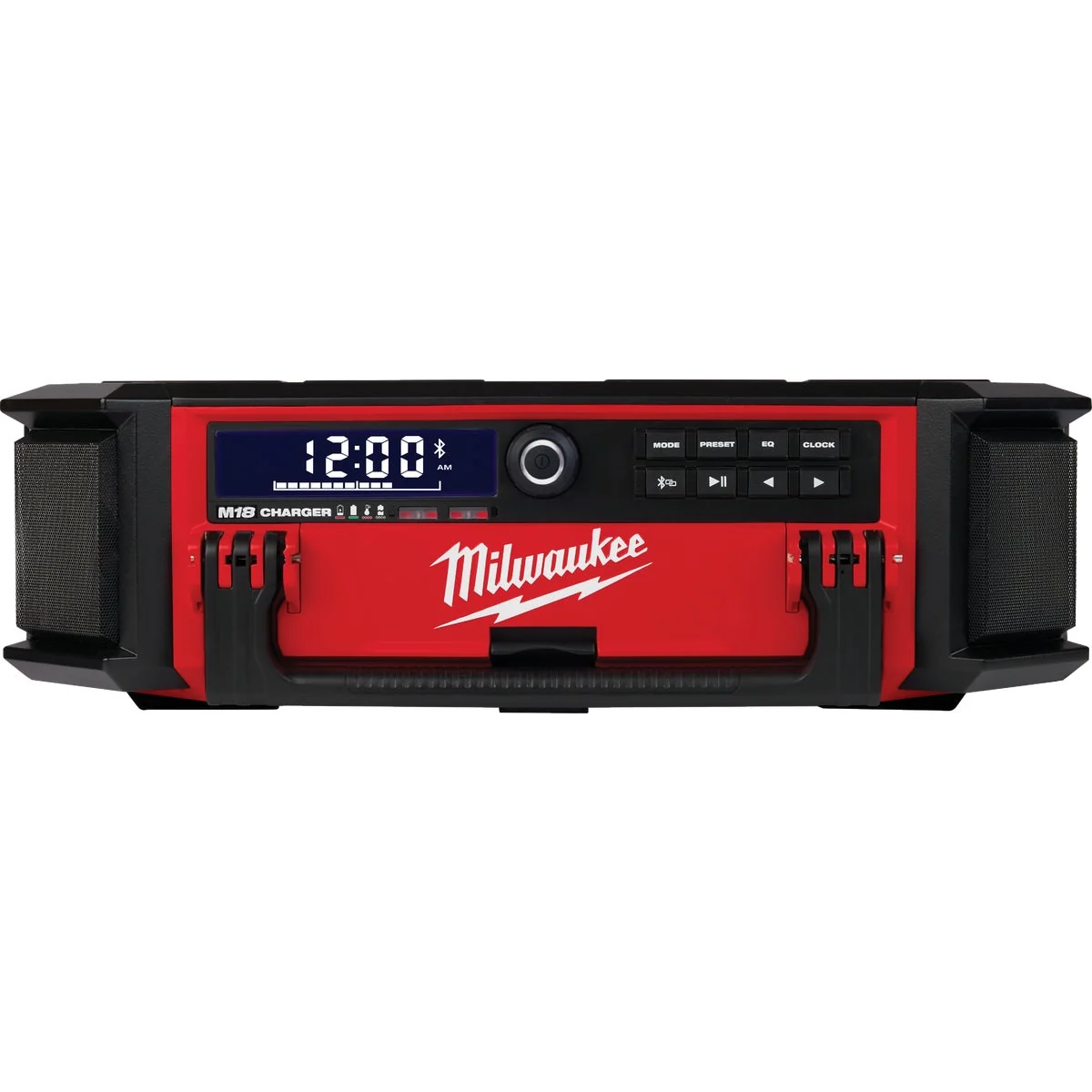 Stylish Milwaukee M18 PACKOUT 18 Volt Lithium-Ion Cordless Jobsite Radio Charger Reusable