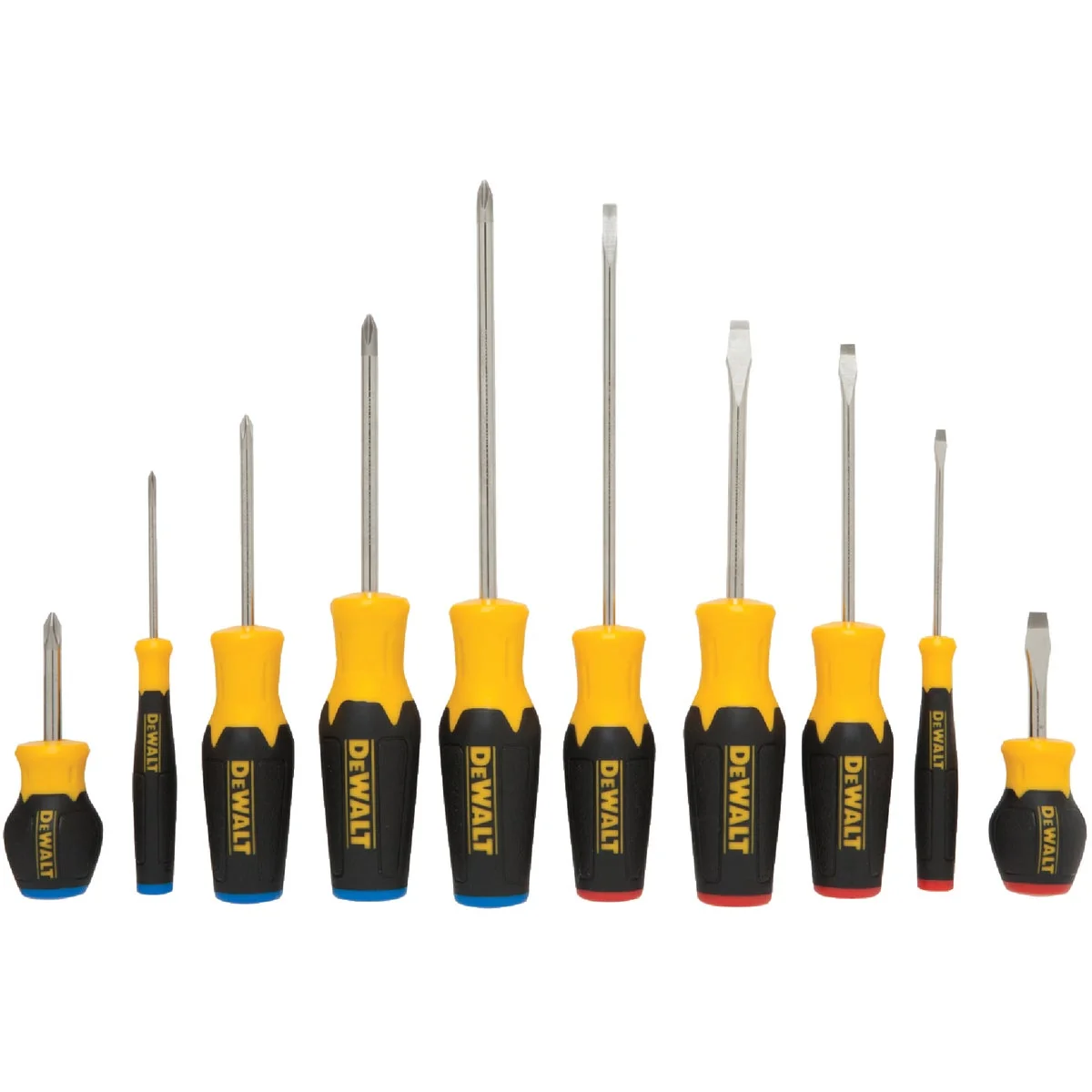 Verified DeWalt Slotted Phillips Screwdriver Set 10-Piece Solid