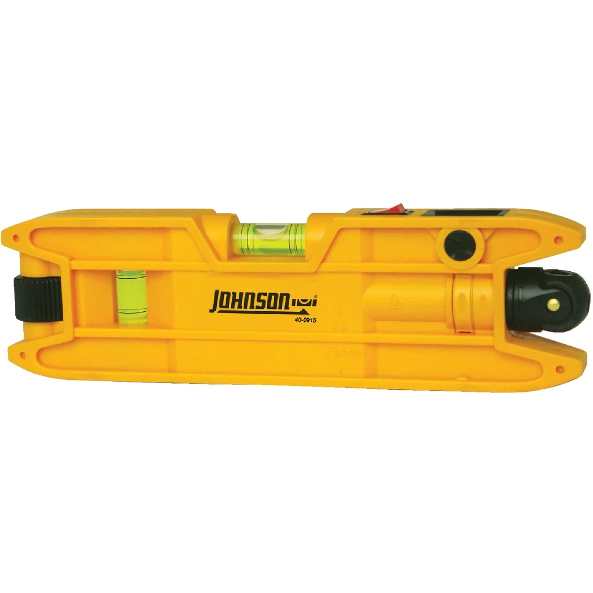 Enhanced Johnson Level 100 Ft. Manual-Leveling Magnetic Torpedo Laser Level Artisan