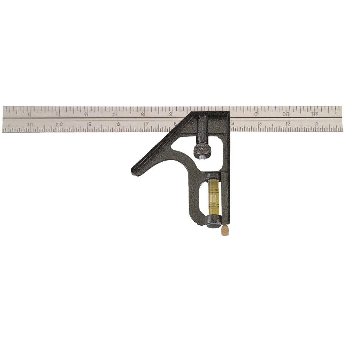 Innovative Johnson Level 12 In. English Metric Professional Combination Square Powerful