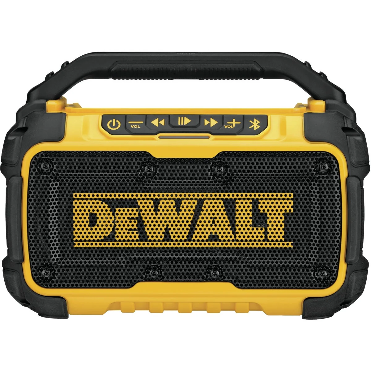 Convenient DeWalt 12 Volt 20 Volt MAX Lithium-Ion Jobsite Corded Cordless Bluetooth Speaker Bare Tool Secure