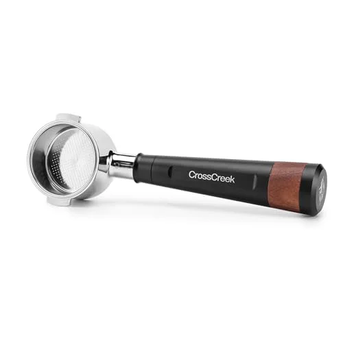 Detailed 51mm 2 Ear Bottomless Portafilter with Basket Refined