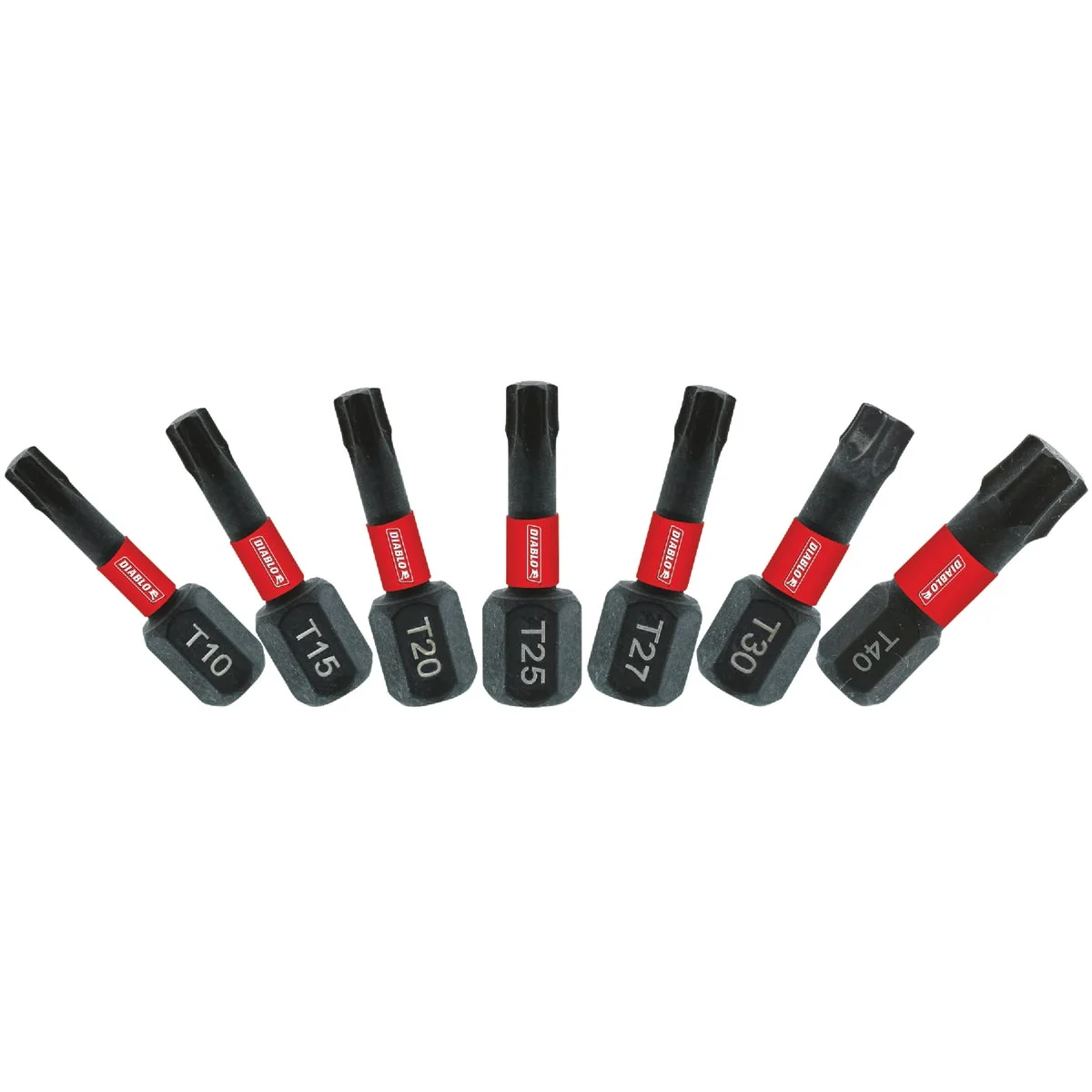 Dependable Diablo 1 In. Torx Impact Screwdriver Bit Set 7-Piece Selected