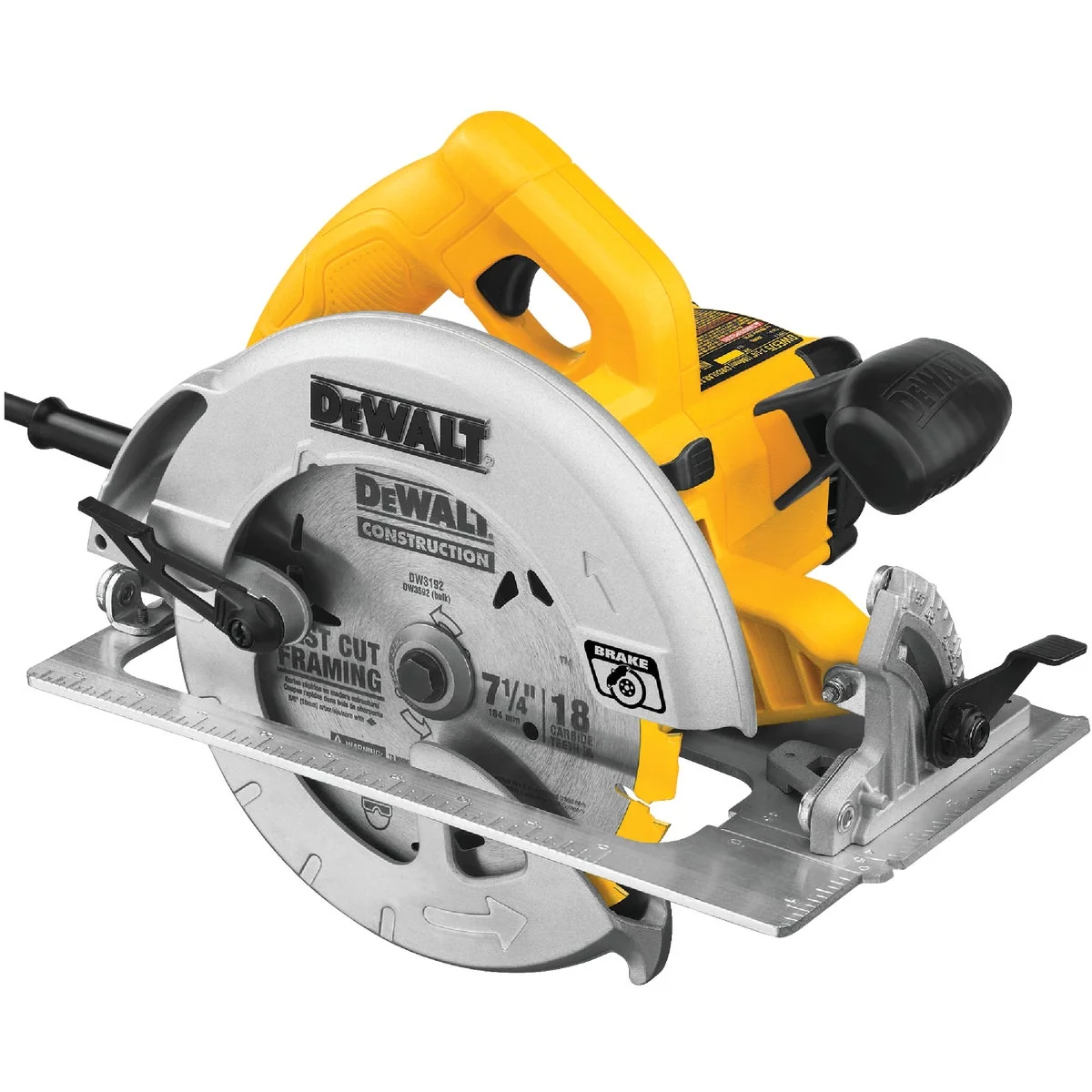 Practical DeWalt 7-1 4 In. 15-Amp Lightweight Circular Saw Contemporary