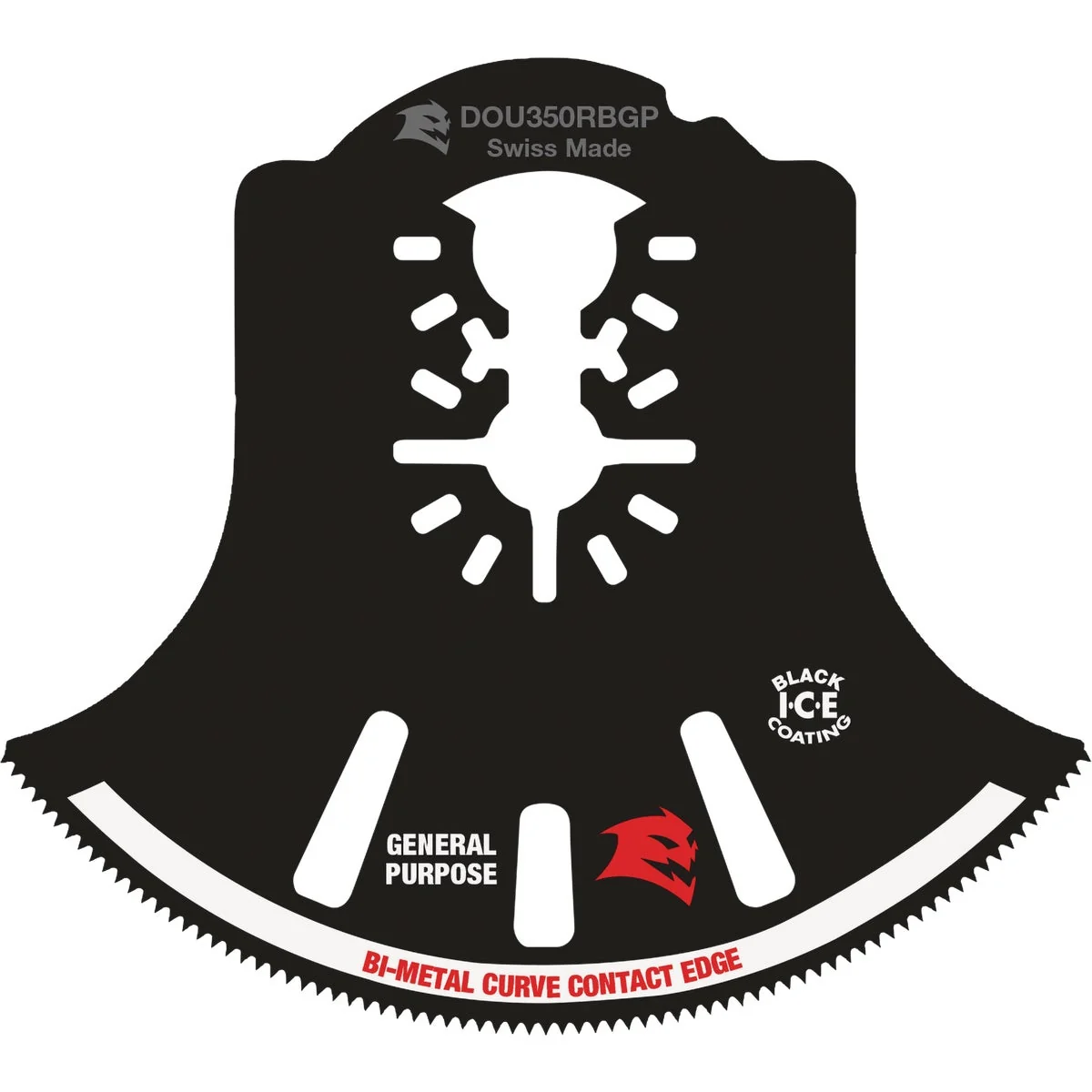 Breathable Diablo Universal Fit 3-1 2 In. Bi-Metal Oscillating Blade for General Purpose Cuts Recyclable