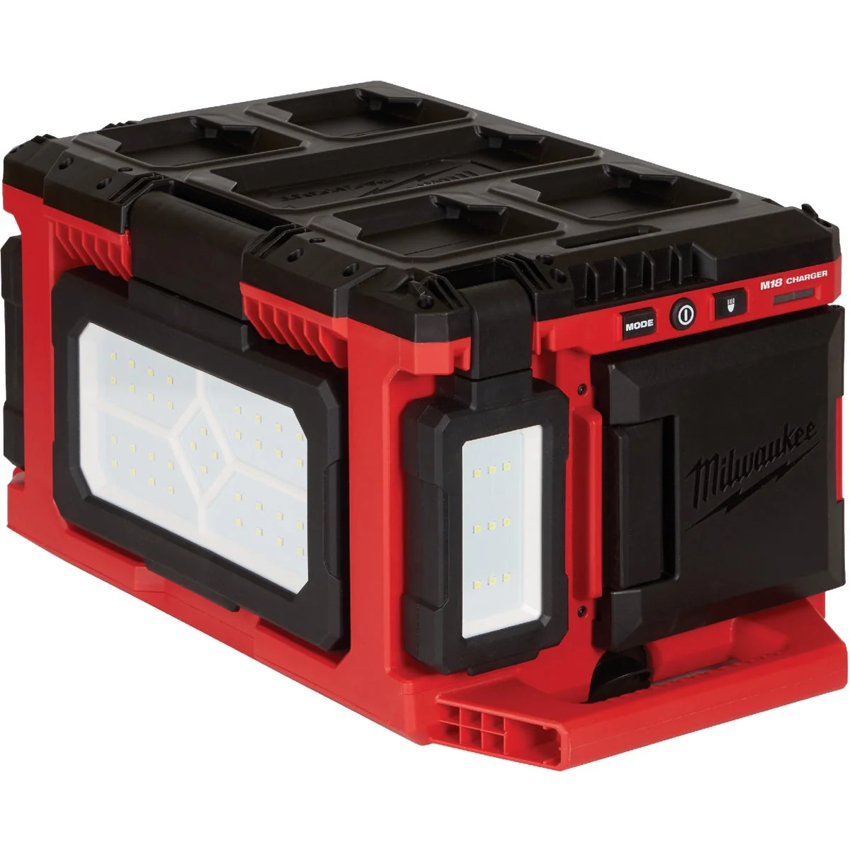 Eco-Friendly Milwaukee M18 18 Volt Lithium-Ion PACKOUT Corded Cordless Work Light Charger Consistent