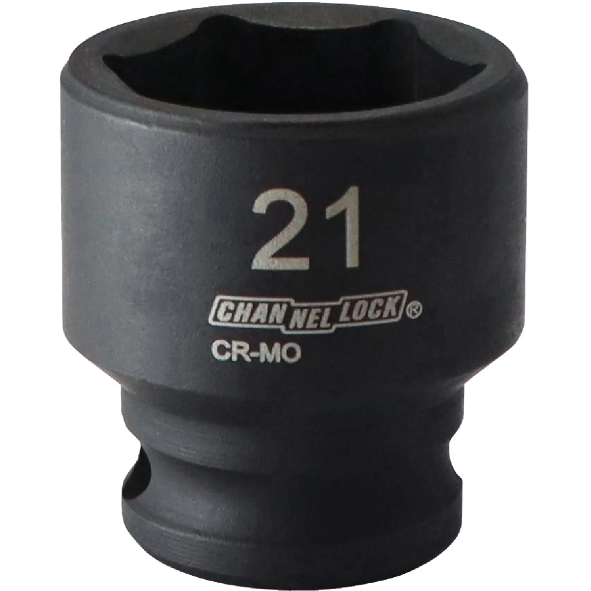 Minimalist Channellock 3 8 In. Drive 21 mm 6-Point Shallow Metric Impact Socket Trendy
