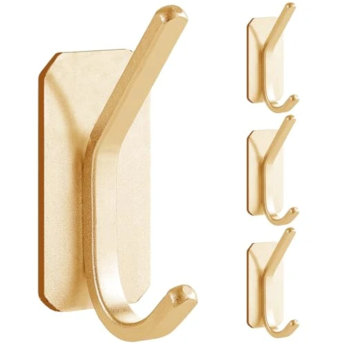 Consistent Heavy Duty Adhesive Wall Hooks Selected