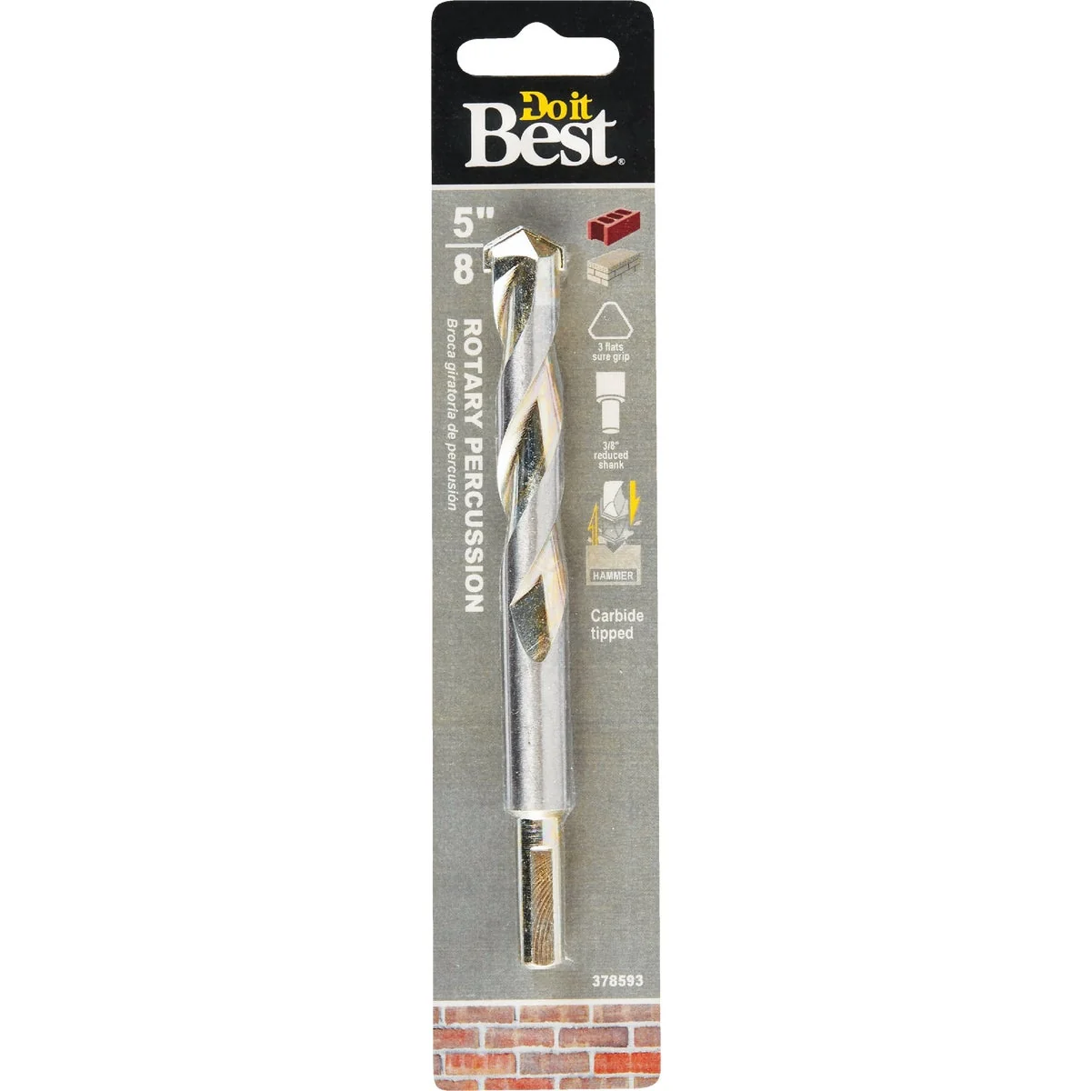 Dependable Do it 5 8 In. x 6 In. Rotary Percussion Masonry Drill Bit Fine