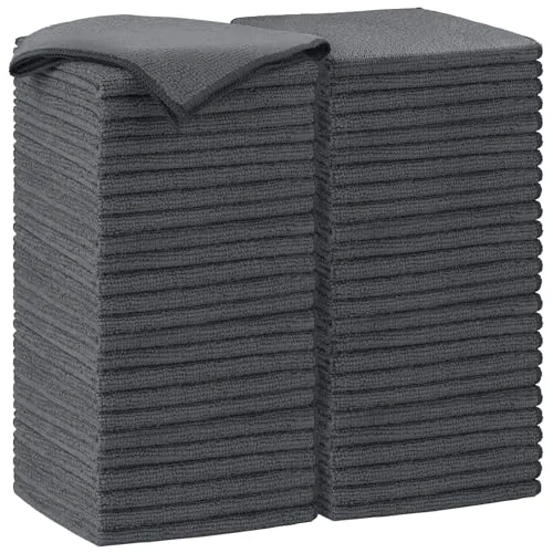 Innovative Grey Microfiber Cleaning Cloth 50 Count First-Class