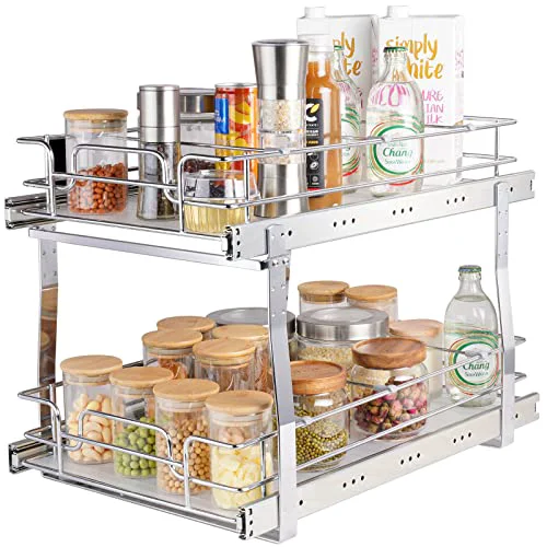 Soft Pull Out Cabinet Organizer Efficient