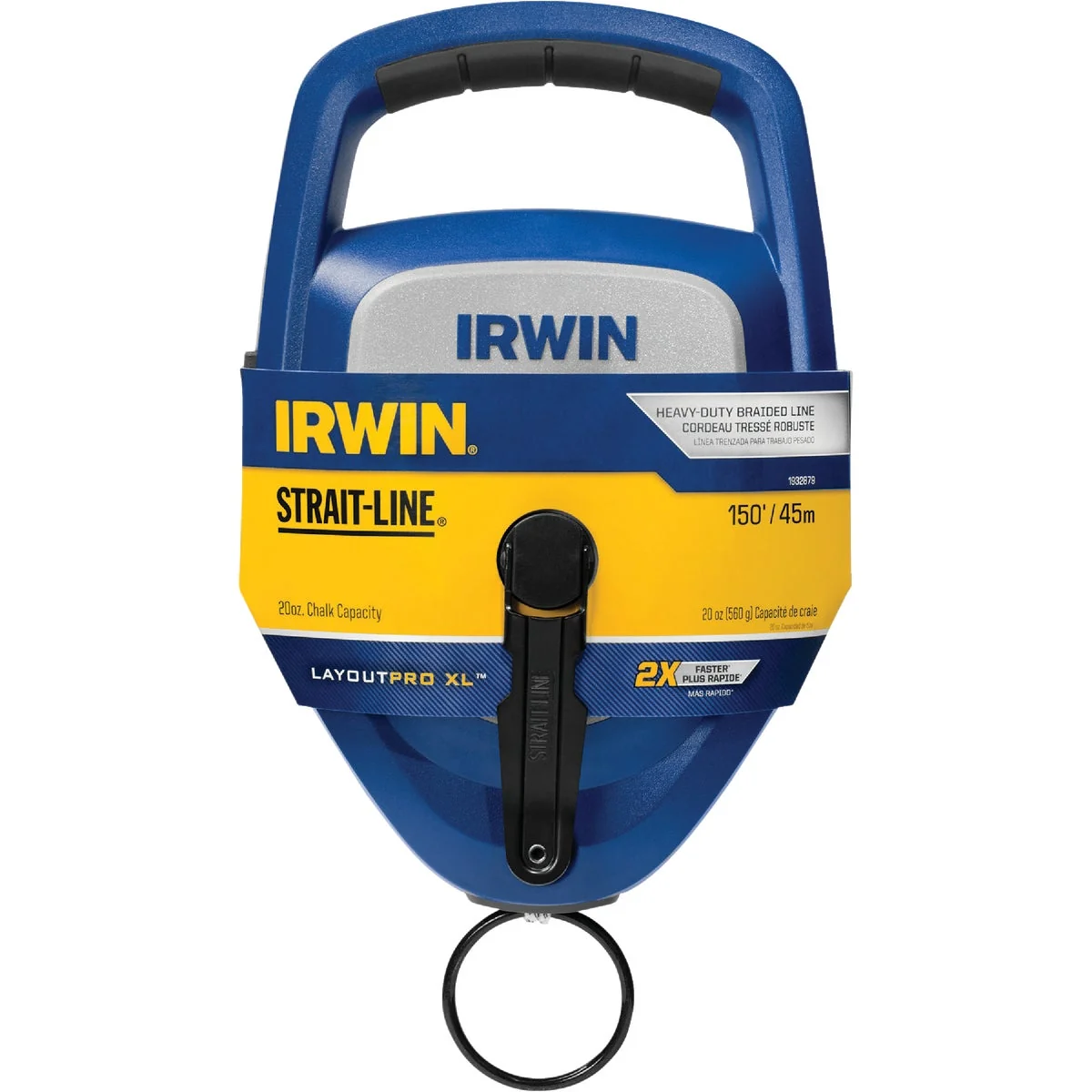 Fine Irwin STRAIT-LINE LayoutPro XL 150 Ft. Chalk Line Reel Refined