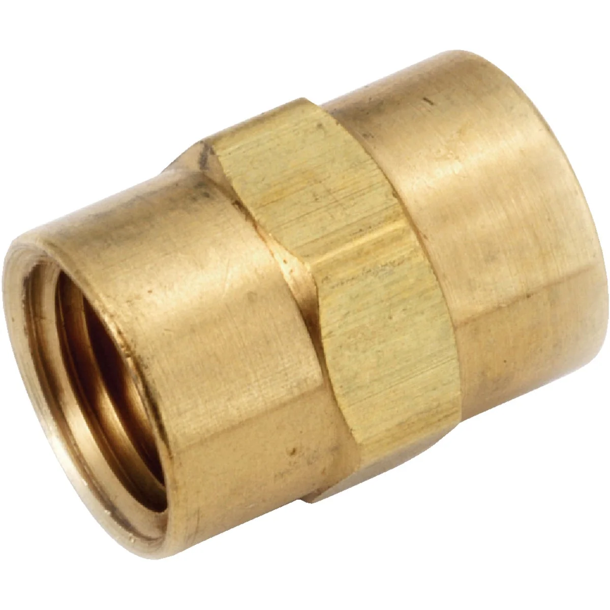 Advanced Anderson Metals 3 8 In. Yellow Brass Coupling Relaxed