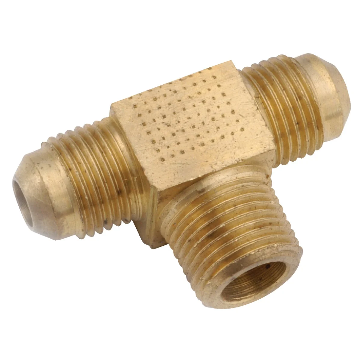Detailed Anderson Metals 1 2 In. x 1 2 In. x 3 8 In. MPT Flare Brass Tee Carefully Designed