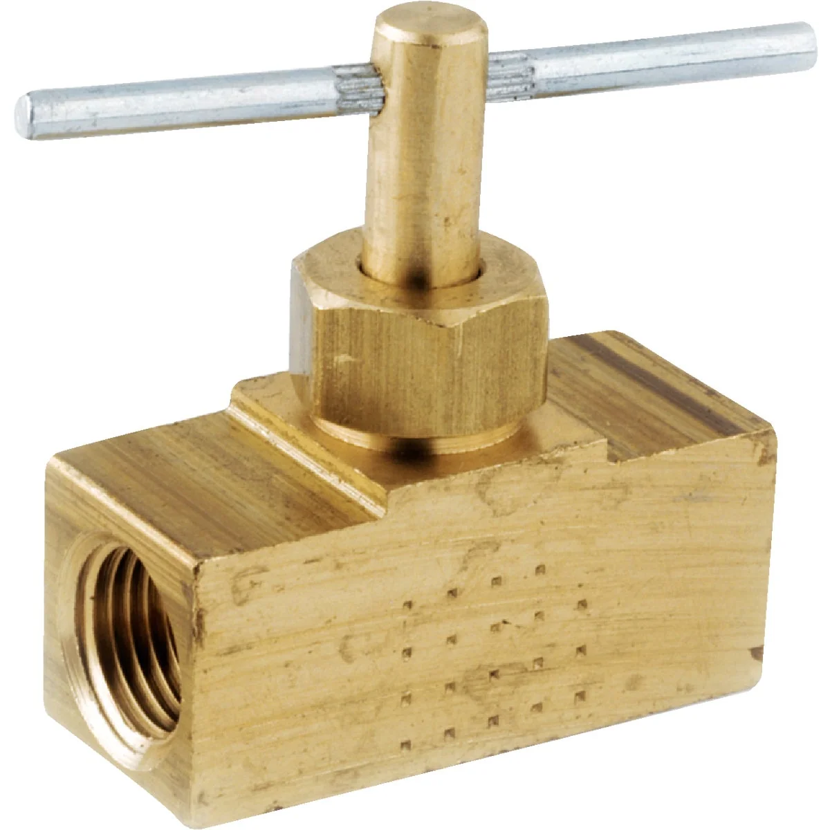 Quality Anderson Metals 1 4 In. FIP x 1 4 In. FIP Brass Straight Needle Valve Functional
