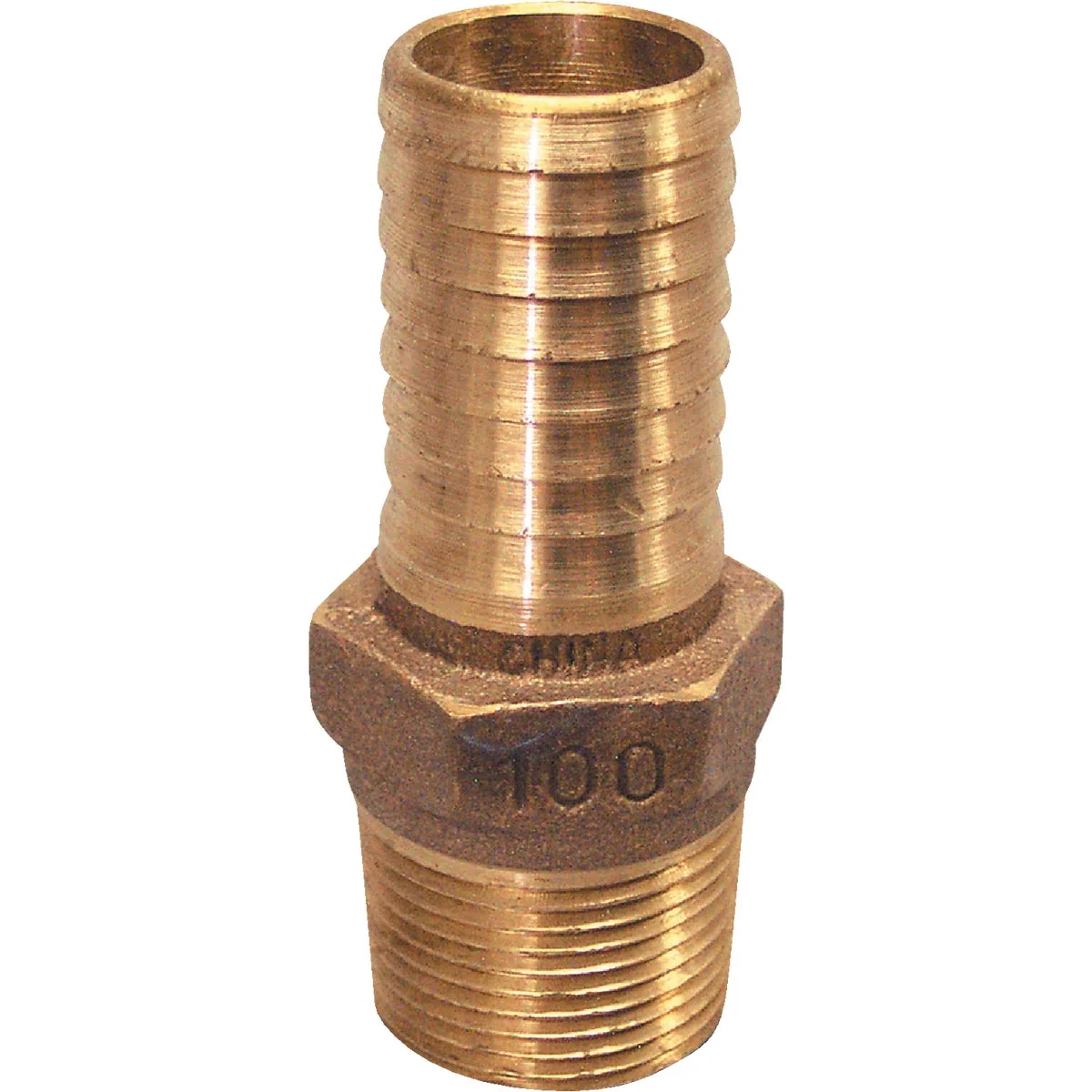 World-Class Merrill 3 4 In. MIP x 3 4 In. Insert Brass Hose Barb Durable