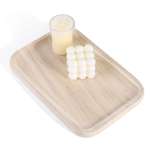 Solid Marble Vanity Tray Flexible