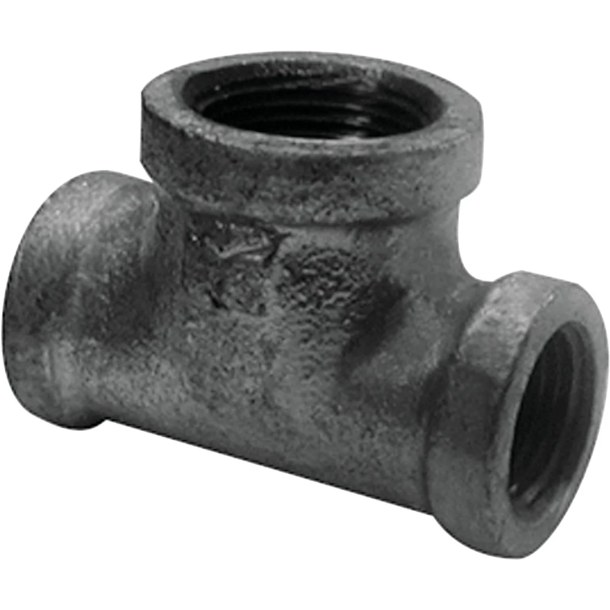 Exceptional Southland 1 2 In. x 1 2 In. x 3 8 In. Reducing Malleable Black Iron Tee Easy-to-Use