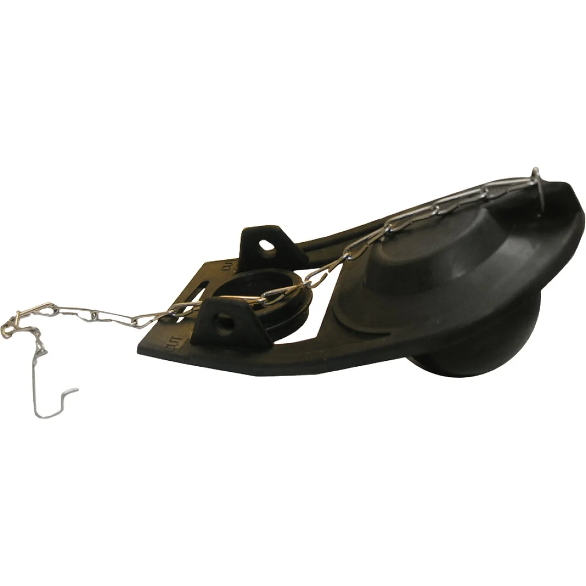 Optimized Lasco Universal Black Rubber Flapper with Chain Durable