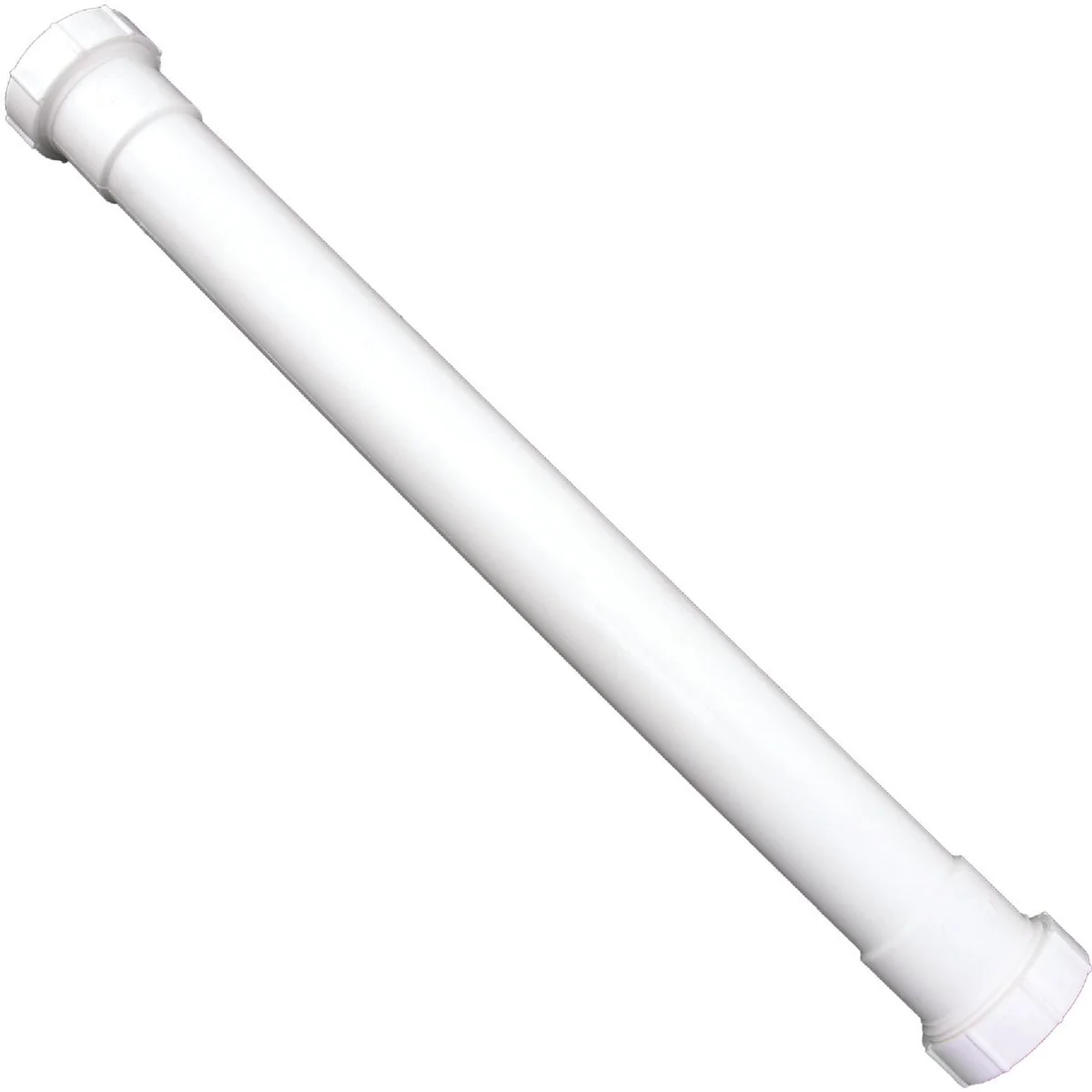 Optimized Lasco 1-1 2 In. OD x 16 In. L White Plastic Double-End Extension Tube Easy-to-Use