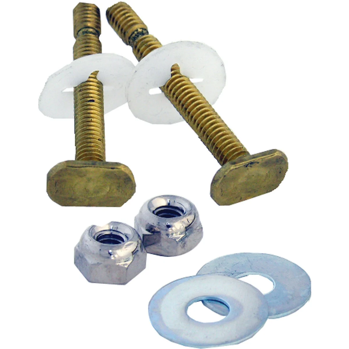 Efficient Lasco 1 4 In. x 2-1 4 In. Solid Brass Toilet Bolts 2 Pack Effective