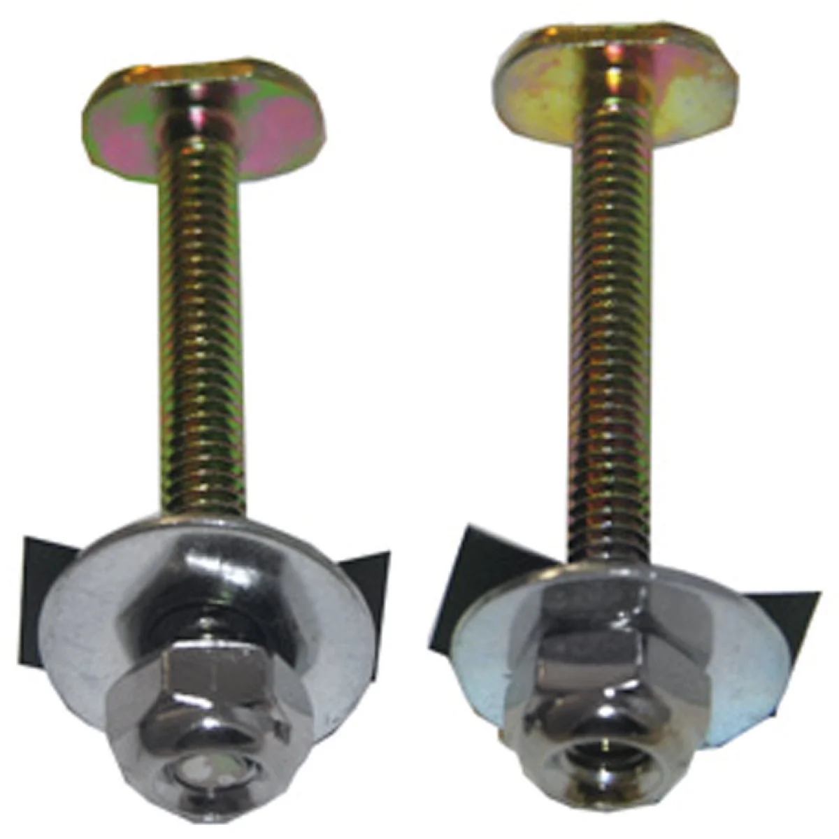 User-Friendly Lasco 1 4 In. x 2-1 4 In. Regular Brass Plated Steel Toilet Bolts 2 Pack Verified