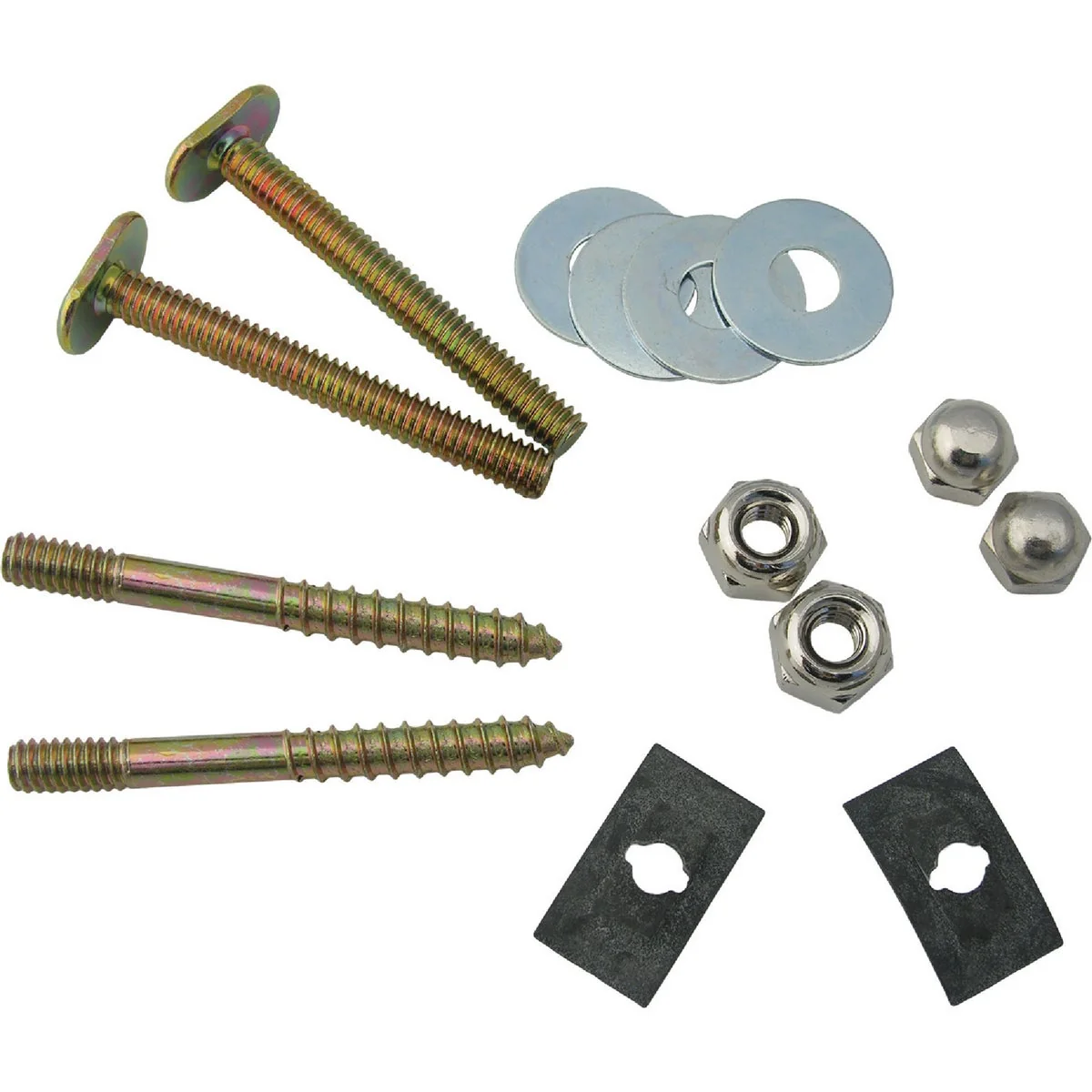 Lightweight Lasco 1 4 In. x 2-1 4 In. Brass Plated Steel Toilet Bolts 2 Pack Trendy